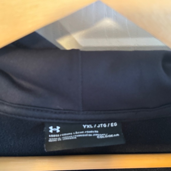 Boys Under Armor Hoodie, Full Zip, Sz L - Picture 4 of 4